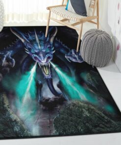 Dragon Carpets For Living Room, Dragon Rug, Dragon Area Rug, Dragon Themed Rugs, Gift For Dragon Lovers, Personalized Rug, Carpet For Living Room, Bedding Room Home Decor DG60