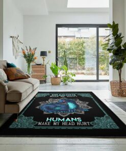 Dragon Dining Room Rug, Dragon Make My Happy Rug, Dragon Area Rug, Dragon Themed Rugs, Gift For Dragon Lovers, Personalized Rug, Carpet For Living Room, Bedding Room Home Decor DG64