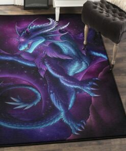 Dragon Indoor Outdoor Carpet, Dragon Rug, Dragon Area Rug, Dragon Themed Rugs, Gift For Dragon Lovers, Personalized Rug, Carpet For Living Room, Bedding Room Home Decor DG02