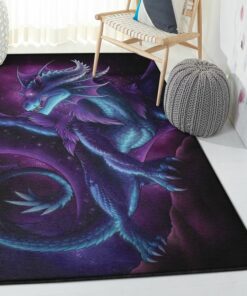 Dragon Indoor Outdoor Carpet, Dragon Rug, Dragon Area Rug, Dragon Themed Rugs, Gift For Dragon Lovers, Personalized Rug, Carpet For Living Room, Bedding Room Home Decor DG02
