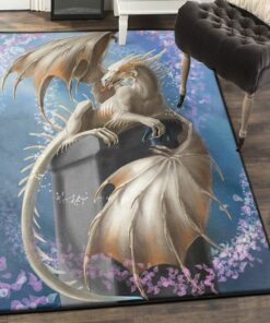 Dragon Indoor Outdoor Carpet, Dragon Rug, Dragon Area Rug, Dragon Themed Rugs, Gift For Dragon Lovers, Personalized Rug, Carpet For Living Room, Bedding Room Home Decor DG15