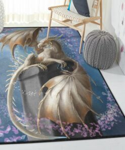 Dragon Indoor Outdoor Carpet, Dragon Rug, Dragon Area Rug, Dragon Themed Rugs, Gift For Dragon Lovers, Personalized Rug, Carpet For Living Room, Bedding Room Home Decor DG15