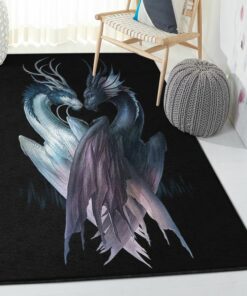 Dragon Indoor Outdoor Carpet, Dragon Rug, Dragon Area Rug, Dragon Themed Rugs, Gift For Dragon Lovers, Personalized Rug, Carpet For Living Room, Bedding Room Home Decor DG16