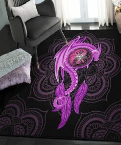 Dragon Living Room Rugs, Dragon Rug, Dragon Area Rug, Dragon Themed Rugs, Gift For Dragon Lovers, Personalized Rug, Carpet For Living Room, Bedding Room Home Decor DG17