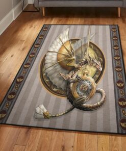 Dragon Outdoor Carpet, Dragon Rug, Dragon Area Rug, Dragon Themed Rugs, Gift For Dragon Lovers, Personalized Rug, Carpet For Living Room, Bedding Room Home Decor DG25