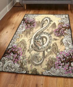 Dragon Washable Rugs, Dragon Rug, Dragon Area Rug, Dragon Themed Rugs, Gift For Dragon Lovers, Personalized Rug, Carpet For Living Room, Bedding Room Home Decor DG19