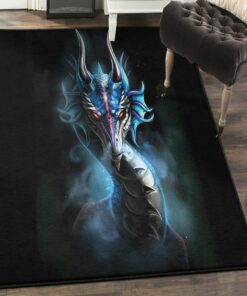 Dragon Washable Rugs, Dragon Rug, Dragon Area Rug, Dragon Themed Rugs, Gift For Dragon Lovers, Personalized Rug, Carpet For Living Room, Bedding Room Home Decor DG22