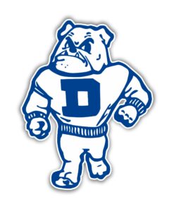 Drake Bulldogs Full Color Vinyl Decal For Car Door Windows Gifts For Football Fans