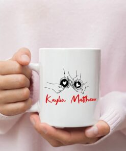 Drinking Coffee Together Mug, Personalized Couple Mug, Custom Valentines Day Mug For Fiance, Custom Couple Coffee Mug, Mr And Mrs Mug, Wife And Husband Gifts, Lover Cup