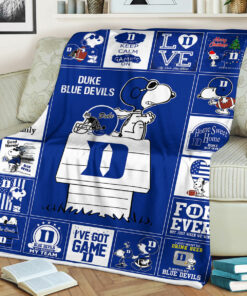 Duke Blue Devils Sherpa Fleece Blanket Gifts for NCAA Fans