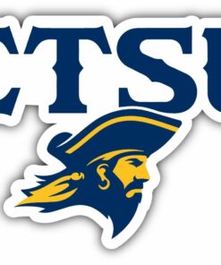 ETSU Buccaneers College NCAA Logo Vinyl Decals Sticker For Car Truck Door And Window Laptop Gift For Fans