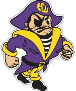 East Carolina Pirates NCAA Vinyl Decals Sticker For Car Truck Door And Window Laptop