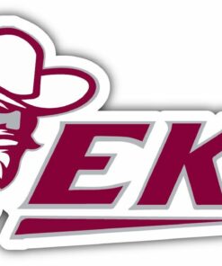 Eastern Kentucky Colonels College NCAA Logo Vinyl Decals Sticker For Car Truck Door And Window Laptop Gifts For Fans