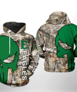 Eastern Michigan Eagles Ncaa Camo Veteran Hunting 3D All Over Print Hoodie, Zip-Up Hoodie