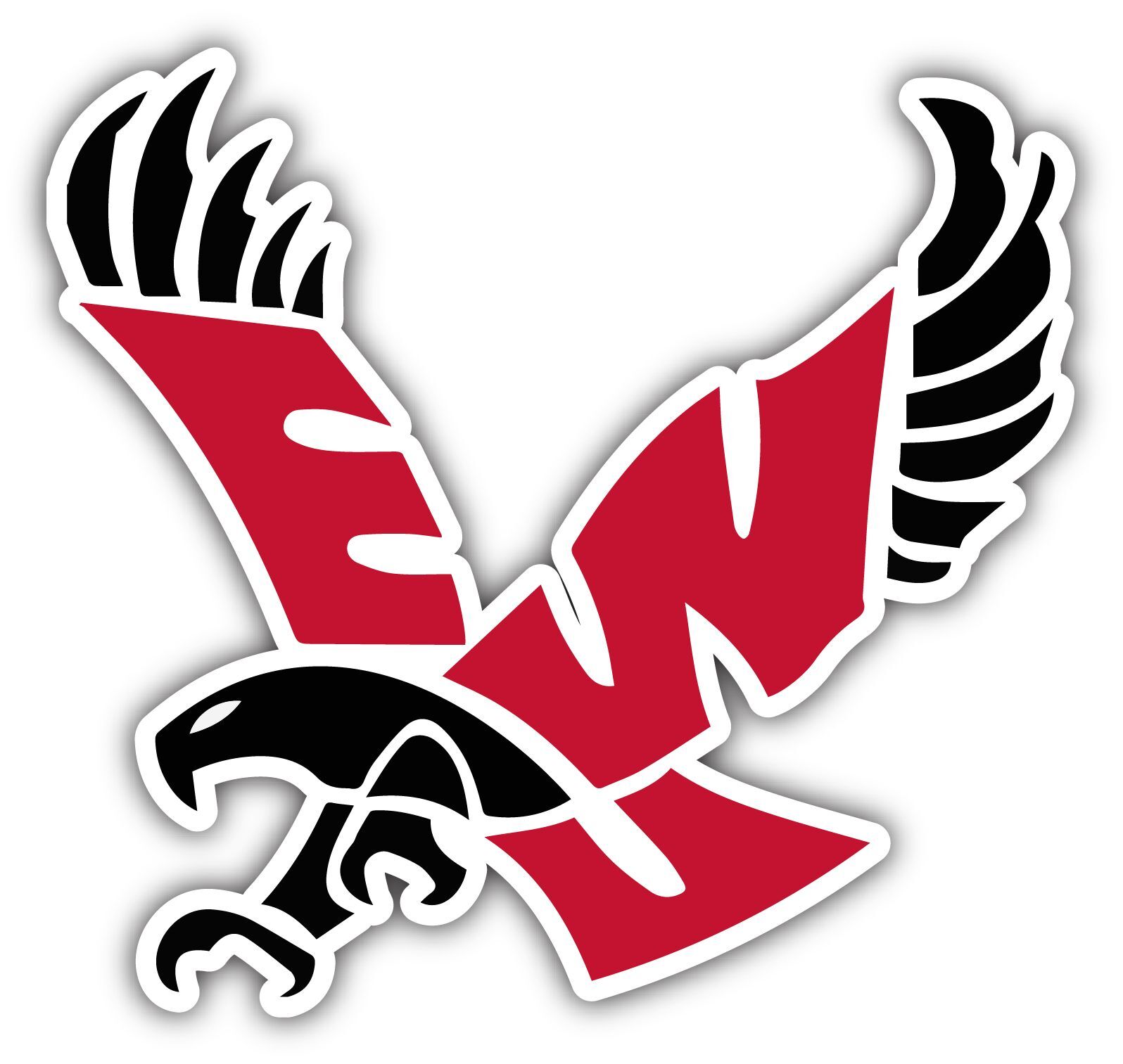 Eastern Washington Eagles College NCAA Logo Vinyl Decals Sticker For Car Truck Door And Window Laptop Gifts For Fans
