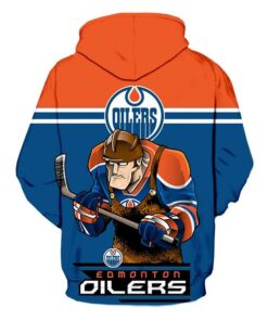Edmonton Oilers Hoodie Mascot 3D Printed Gifts for Fans