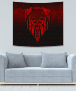Eye of Odin Red Version Tapestry for Wall Décor