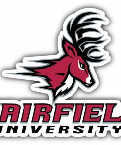 Fairfield Stags University College NCAA Logo Vinyl Decals Sticker For Car Truck Door And Window Laptop Gifts For Fan