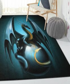 Fantasy Animal Carpets For Living Room, Dragon Rug, Dragon Area Rug, Dragon Themed Rugs, Gift For Dragon Lovers, Personalized Rug, Carpet For Living Room, Bedding Room Home Decor DG103