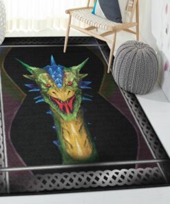 Fantasy Animal Carpets For Living Room, Dragon Rug, Dragon Area Rug, Dragon Themed Rugs, Gift For Dragon Lovers, Personalized Rug, Carpet For Living Room, Bedding Room Home Decor DG171