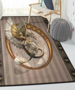 Fantasy Animal Indoor Outdoor Rugs, Dragon Rug, Dragon Area Rug, Dragon Themed Rugs, Gift For Dragon Lovers, Personalized Rug, Carpet For Living Room, Bedding Room Home Decor DG115