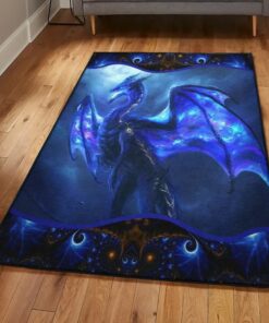 Fantasy Animal Playroom Rug, Dragon Rug, Dragon Area Rug, Dragon Themed Rugs, Gift For Dragon Lovers, Personalized Rug, Carpet For Living Room, Bedding Room Home Decor DG90