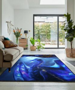 Fantasy Animal Playroom Rug, Dragon Rug, Dragon Area Rug, Dragon Themed Rugs, Gift For Dragon Lovers, Personalized Rug, Carpet For Living Room, Bedding Room Home Decor DG90
