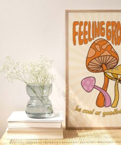 Feeling Groovy Be Cool Or Goodboy Boy Funny Quotes Groovy70s Poster Wall Art Print Canvas