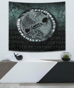 Fenrir the Wolf Tapestry for Wall Décor