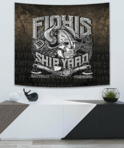 Flokis Ship Yard Tapestry for Wall Décor