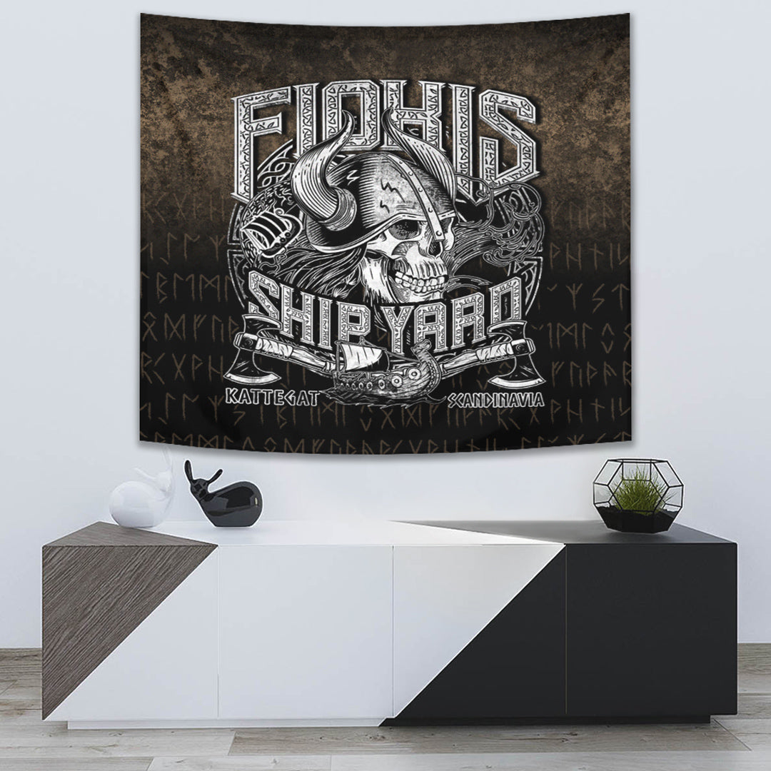 Flokis Ship Yard Tapestry for Wall Décor