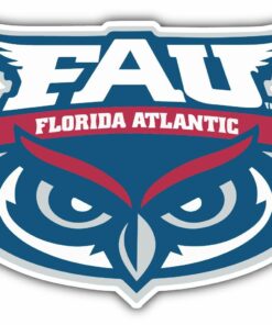 Florida Atlantic Owls College NCAA Logo Vinyl Decals Sticker For Car Truck Door And Window Laptop Gifts For Fans