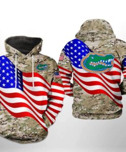 Florida Gators Hoodie Ncaa Us Flag Camo Veteran 3D All Over Print Hoodie Zip Hoodie Gifts For Fans