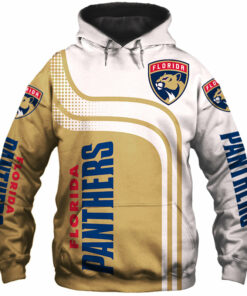 Florida Panthers Zip Hoodies 3D Long Sleeve Gifts for Fans