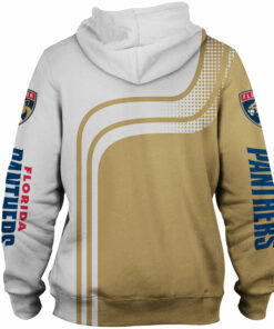 Florida Panthers Zip Hoodies 3D Long Sleeve Gifts for Fans