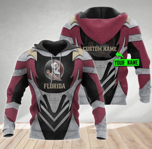 Florida State Seminoles Personalized Dtt 3Dhd010607 3D All Over Print Zip Hoodie Gifts For Ncaa Fans