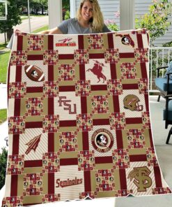 Florida State Seminoles Sherpa Fleece Blanket Gifts for NCAA Fans