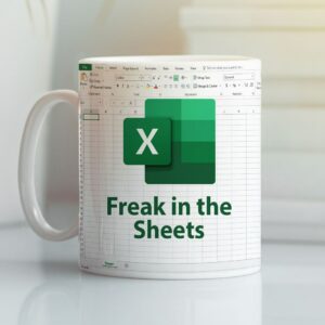 Freak In The Excel Sheets Mug Funny Excel Mug