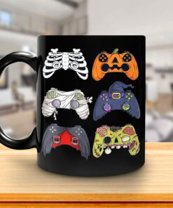 Funny Gifts For Book Lovers Readers Book Nerd Bookworm Librarian - Christmas Birthday - Library Squad Rainbow Color 11Oz Black Ceramic Coffee Tea Mug For Women Men