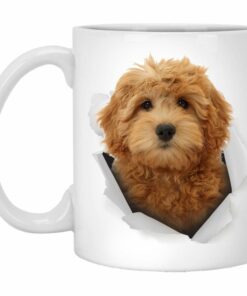 Funny Goldendoodle Red Golden Present For Dog Moms And Dads Coffee Mug