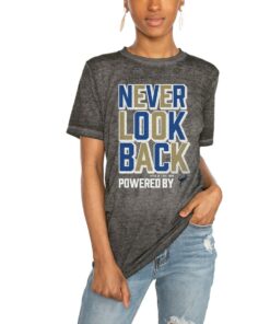 Gameday Couture Akron Zips Poweredby Never Look Back Acid Wash T-Shirt