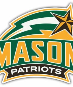George Mason Patriots College NCAA Logo Vinyl Decals Sticker For Car Truck Door And Window Laptop Gifts For Fans