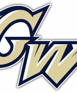 George Washington Colonials College NCAA Logo Vinyl Decals Sticker For Car Truck Door And Window Laptop