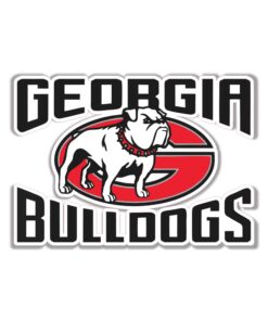 Georgia Bulldogs Full Color Vinyl Decal For Car Door Windows Gifts For Football Fans