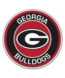 Georgia Bulldogs Logo Full Color Vinyl Decal For Car Door Windows Gifts For Football Fans