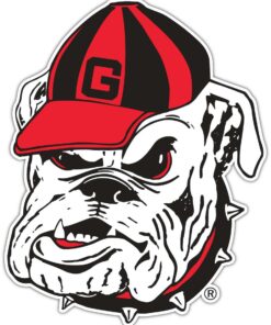 Georgia Bulldogs NCAA Logo Vinyl Decals Sticker For Car Truck Door And Window Laptop Gifts For Fans