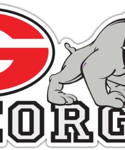 Georgia Bulldogs NCAA Vinyl Decals Sticker For Car Truck Door And Window Laptop Gifts
