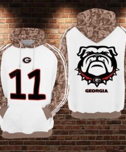 Georgia Bulldogs Ncaa 3D All Over Print Hoodie, Zip-Up Hoodie