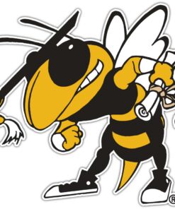 Georgia Tech Yellow Jackets NCAA Logo Vinyl Decals Sticker For Car Truck Door And Window Laptop Gift For Fans