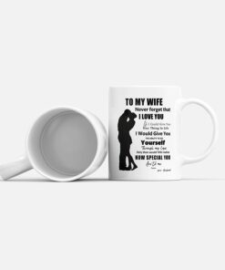 Gift For Wife - 11 Oz Gift Mug - Birthday Gifts For Wife, Valentine's Day, Wife Anniversary Romantic Gifts For Her
